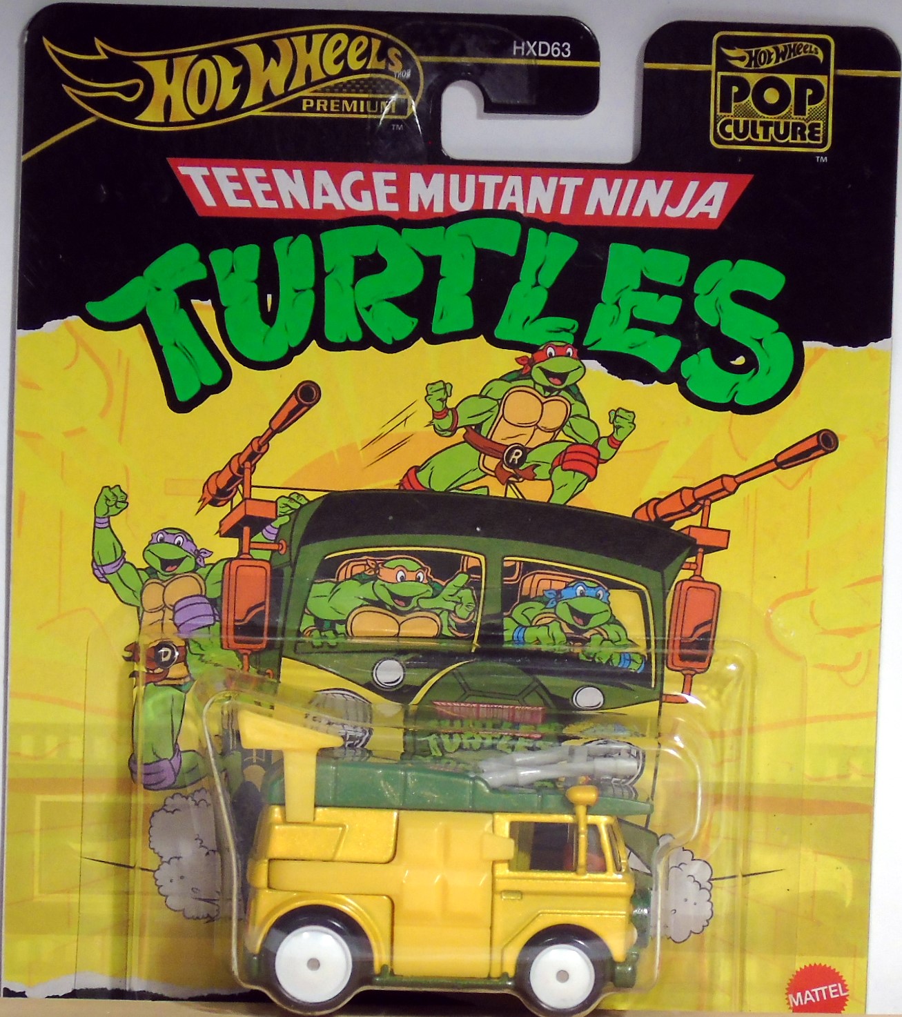 Hot Wheels Premium Pop Culture Teenage Mutant Ninja Turtles